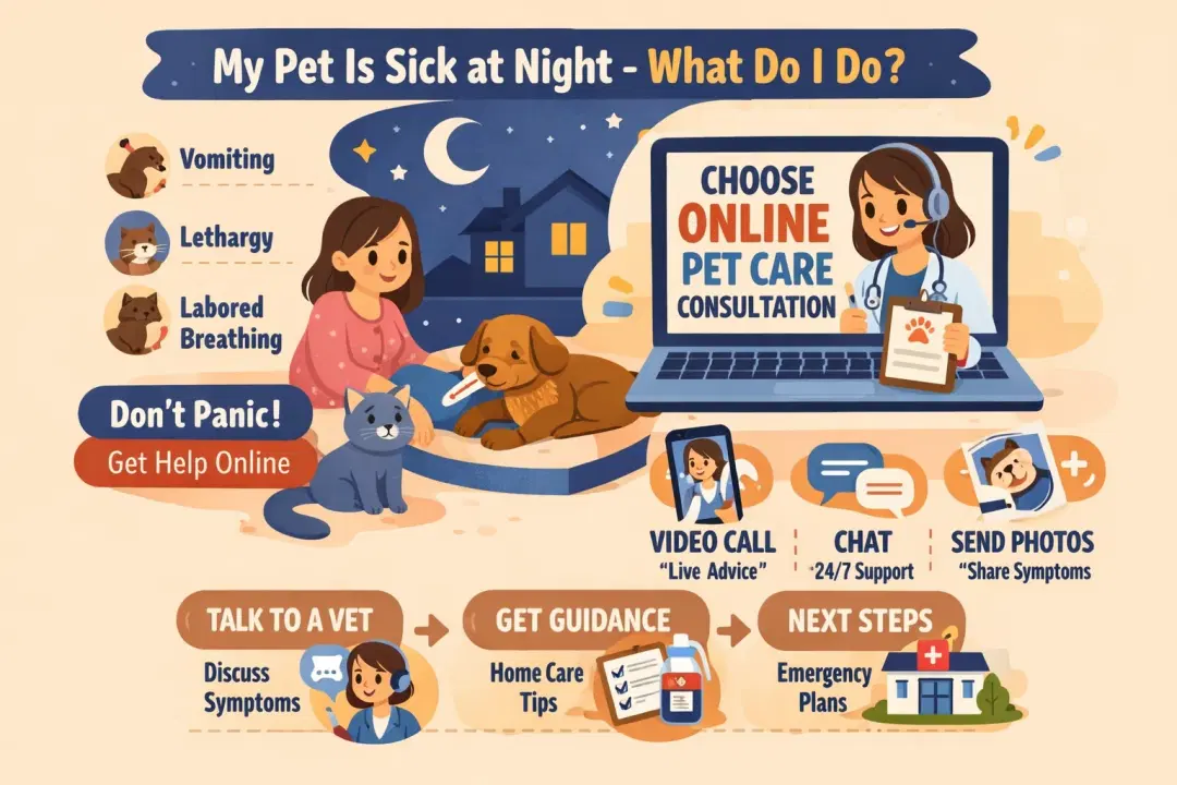 My Pet Is Sick at Night - What Do I Do