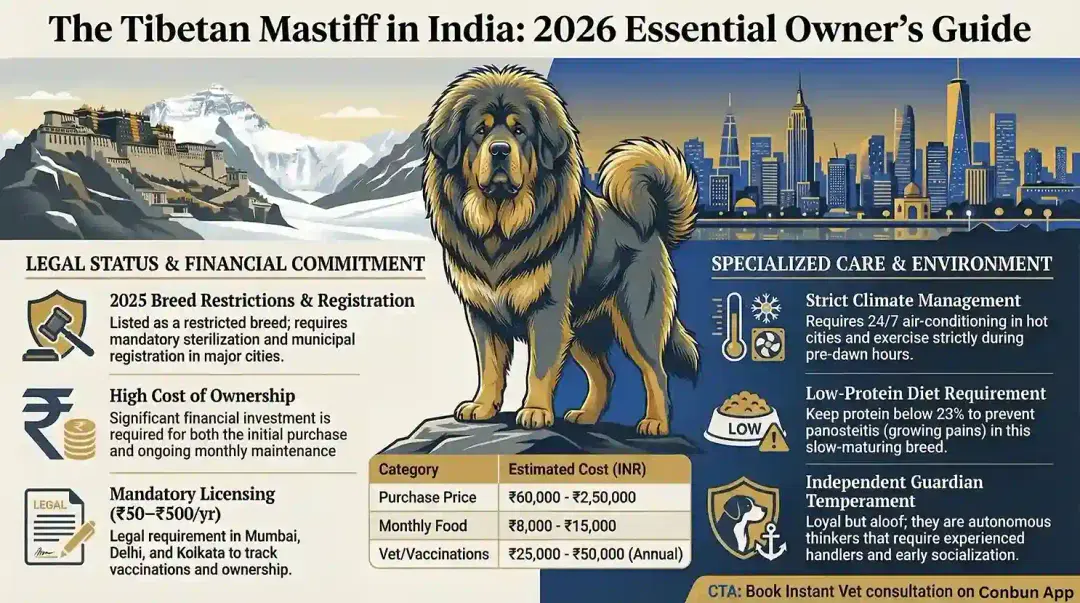 Tibetan Mastiff in India